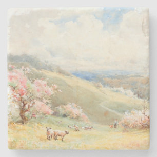 Porta-copo De Pedra Primavera de Vintage por Joseph Rubens Powell