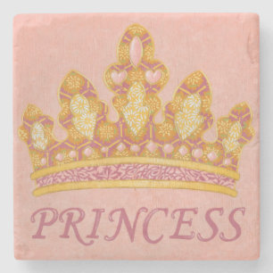 Porta-copo De Pedra Princesa Jeweled Crown pela Chariklia Zaris