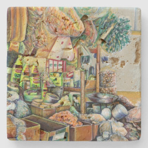 Porta-copo De Pedra Promessas encantadoras do belo Tekka Center, Singa