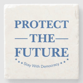 Porta-copo De Pedra Proteger O Futuro