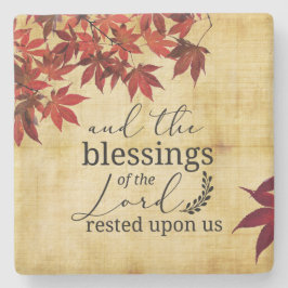 Porta-copo De Pedra PSALM 90:17 Bênçãos do Senhor nos atacaram