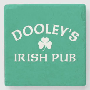 Porta-copo De Pedra Pub Irlandês de Dooley 