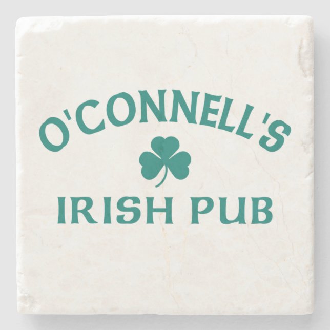 Porta-copo De Pedra Pub Irlandês O'Connell (Frente)