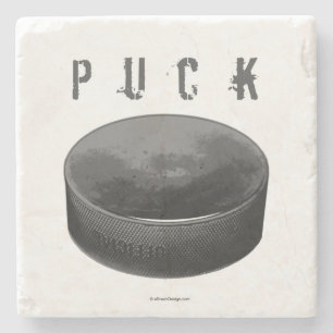 Porta-copo De Pedra PUCK (Hockey)