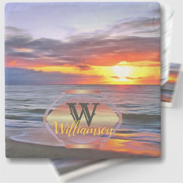 Porta-copo De Pedra Puerto Sunset 1739 (Criador carregado)