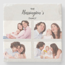 Quadro de Retângulo de Colagem de Fotos da Família