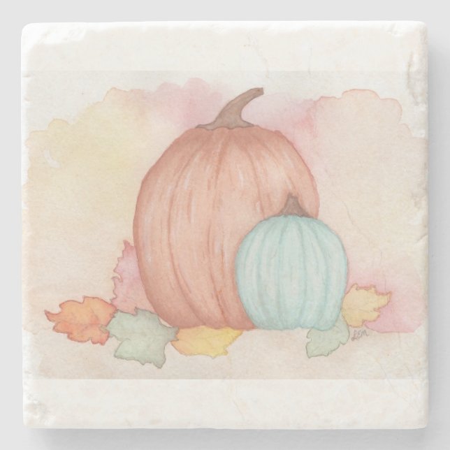 Porta-copo De Pedra Quedas de Bombas e Folhas (Frente)