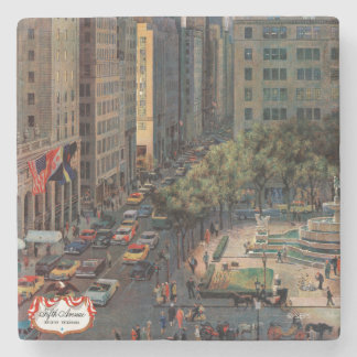 Porta-copo De Pedra Quinta Avenida por John Falter