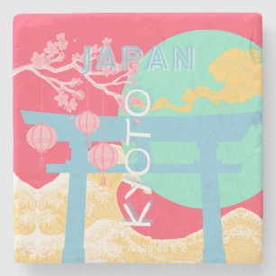 Porta-copo De Pedra Quioto - Arte Viagem do Japão