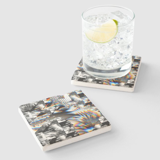 Porta-copo De Pedra Rainbow Assault  Stone Coaster (Lateral)