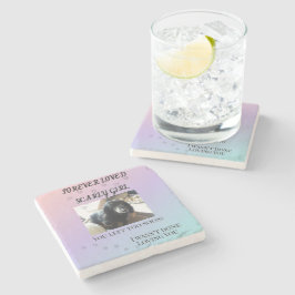 Porta-copo De Pedra Rainbow Bridge Comfort Pet Memorial Keepsake