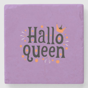Porta-copo De Pedra Rainha do Halloween, Halloqueen, Arte do Halloween