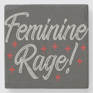 Porta-copo De Pedra Raiva Feminina Rhinestone Design