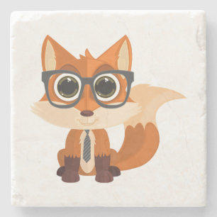 Porta-copo De Pedra Rapariga Fox Kawaii de Desenho Animado Estética de