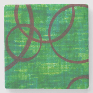 Porta-copo De Pedra Rastreio de Crimson II