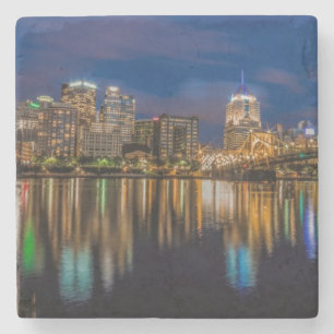 Porta-copo De Pedra Reflexões de Pittsburgh
