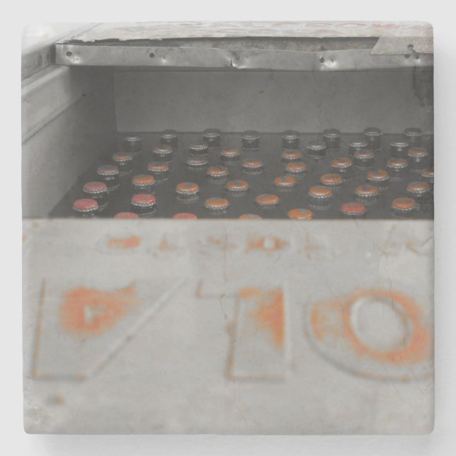 Porta-copo De Pedra Refrigerador do metal (Frente)