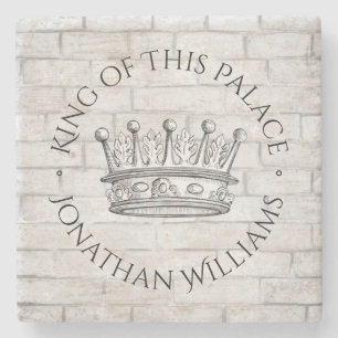 Porta-copo De Pedra Rei desta Coroa do Palácio com Nome