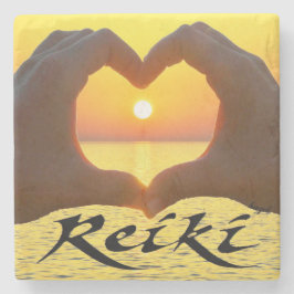 Porta-copo De Pedra Reiki Gifts, Reiki