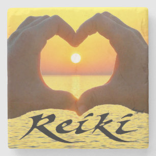 Porta-copo De Pedra Reiki Gifts, Reiki