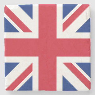 Porta-copo De Pedra Reino Unido Bandeira Union Jack das Colônias Britâ