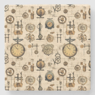 Porta-copo De Pedra Relógio Russo Steampunk Grunge (13)