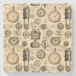 Porta-copo De Pedra Relógio Russo Steampunk Grunge (14)