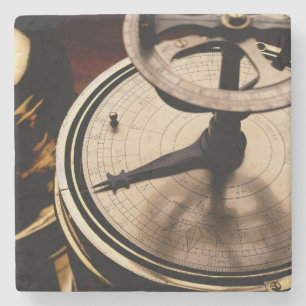 Porta-copo De Pedra Relógio solar equinocial   1880