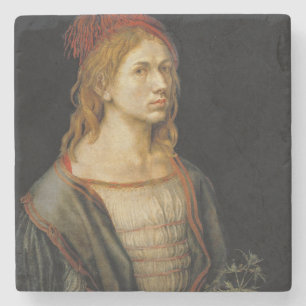 Porta-copo De Pedra Retrato de auto por Albrecht Durer 1493