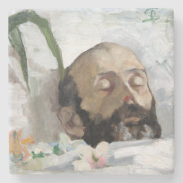 Porta-copo De Pedra Retrato de um Homem Morto (Mortalidade e Mortalida