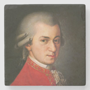 Porta-copo De Pedra Retrato de Wolfgang Amadeus Mozart