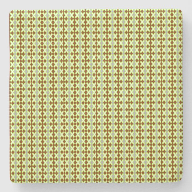 Porta-copo De Pedra Retro-Limestone-Coasters_Lime-Chocolate (Frente)