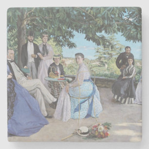 Porta-copo De Pedra Reunião de família, 1867