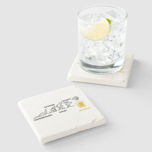 Porta-copo De Pedra Revolução da cerveja