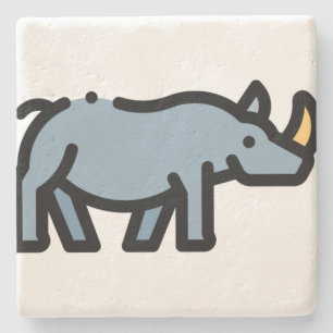 Porta-copo De Pedra Rhino