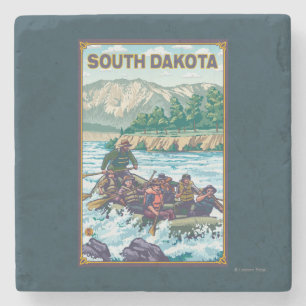 Porta-copo De Pedra Rio RaftingSouth Dakota