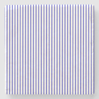 Porta-copo De Pedra Riscas brancas azuis escuro