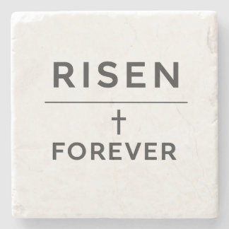 Porta-copo De Pedra Risen + Forever Sticker