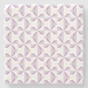 Porta-copo De Pedra Rodinhas roxas