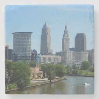 Porta-copo De Pedra Rolamento de Cleveland, OH na porta copos da pedra