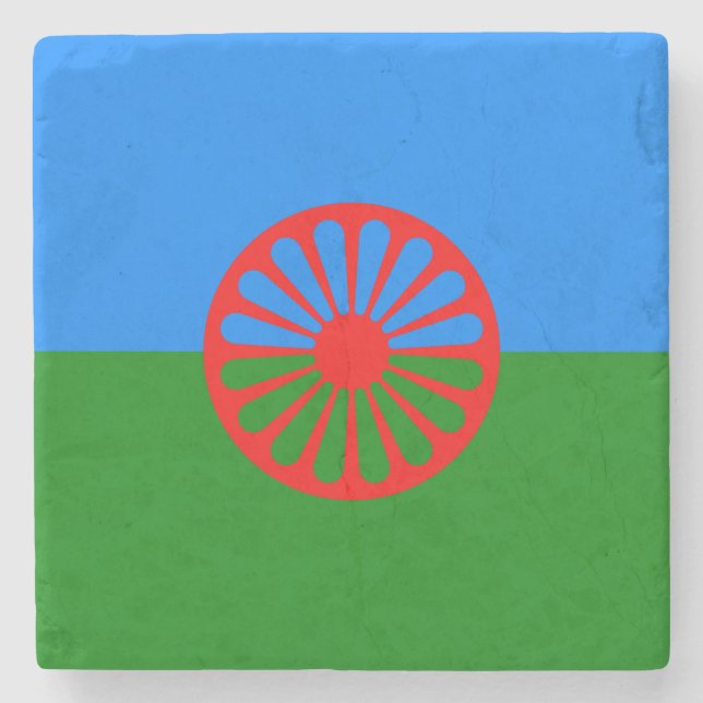 Porta-copo De Pedra Romani Flag (Frente)