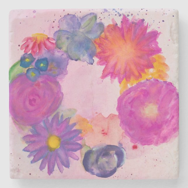 Porta-copo De Pedra Romântico (Frente)