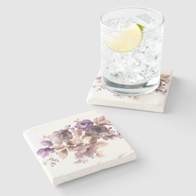 Porta-copo De Pedra rosa (Lateral)