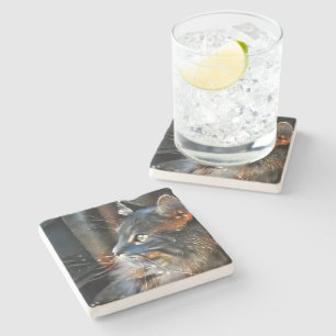 Porta-copo De Pedra Rosa e a Luz Mágica