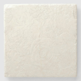 Porta-copo De Pedra Rosas sutis