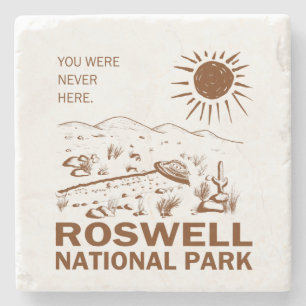 Porta-copo De Pedra Roswell National Park OFO Flying Saucer Aliens