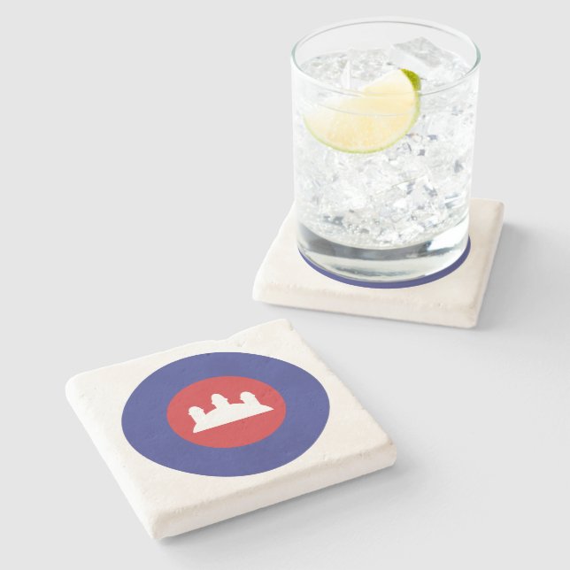 Porta-copo De Pedra Roundel Cambojana (Lateral)