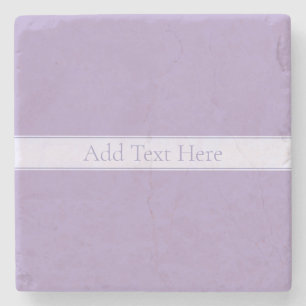 Porta-copo De Pedra Roxo Lavanda Leve Elegante Personalizável