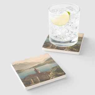 Porta-copo De Pedra Rua Angelo de Capello, lago Como, Lombardy, Italia