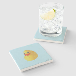 Porta-copo De Pedra Rubber Ducky